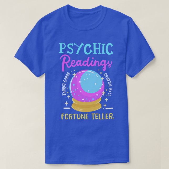 T-shirt Vendeur Fortune de lecture psychique (Design devant)