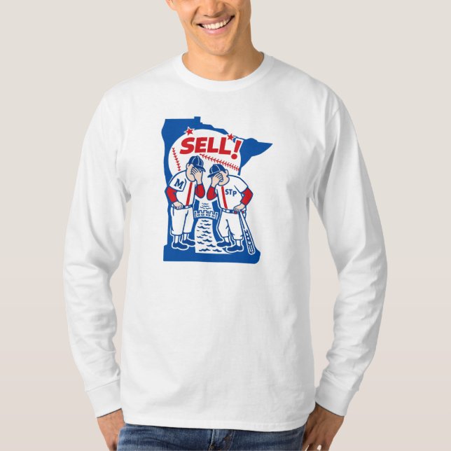 T-shirt Vendez le maillot de protestation de baseball du M (Devant)