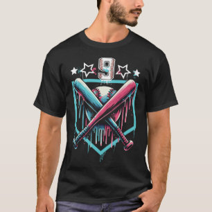 T-shirt Vendre la goutte 9e anniversaire garçons Numéro 9