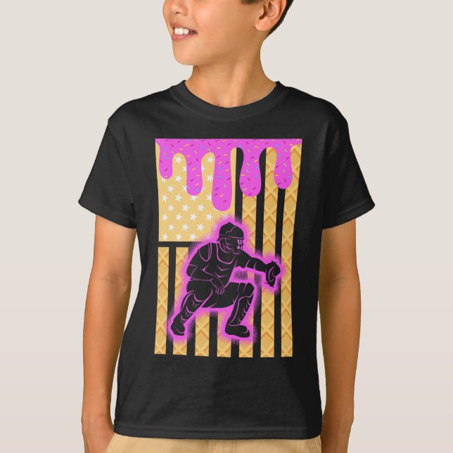 T-shirt Vendre Les Boys Driving Glace Cream Vendre America (Devant)