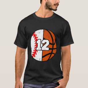 T-shirt Vendre maillot numéro 12 Sketll drôle 12e annivers