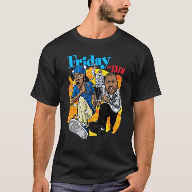 T-shirt Vendredi 13 Chasse Vintage (Devant)