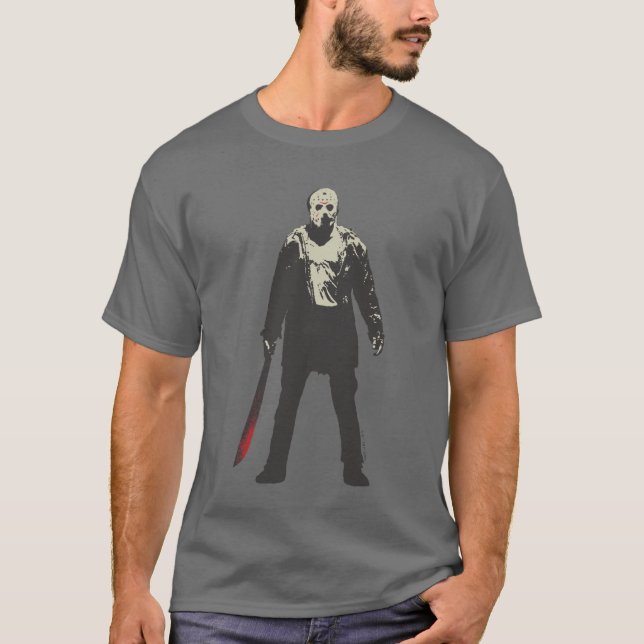 T-shirt Vendredi 13 | Jason Voorhees Caractère Art (Devant)