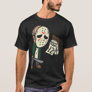 T-shirt Vendredi 13e Drôle Halloween Horror Movie Humour P