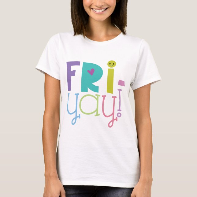 T-shirt Vendredi ! Enseignant (Devant)