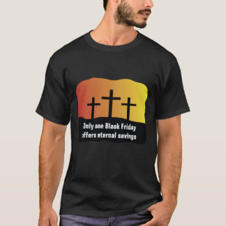 T-shirt Vendredi noir Jésus sauve la chemise chrétienne