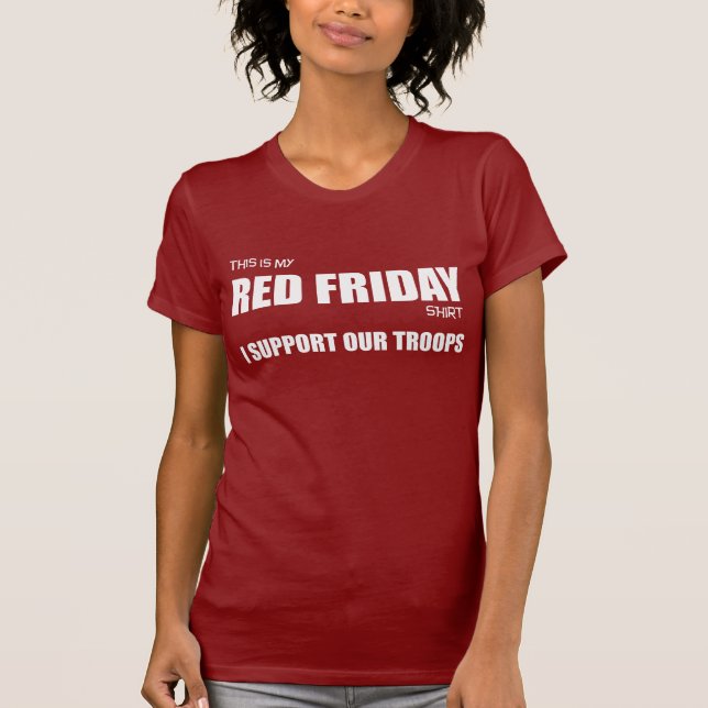 T-shirt Vendredi rouge (Devant)