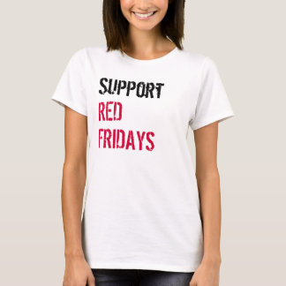 T-shirt Vendredi rouge