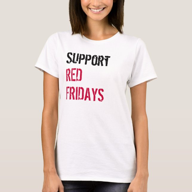 T-shirt Vendredi rouge (Devant)