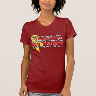 T-shirt Vendredi rouge