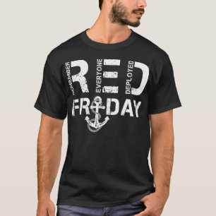 T-shirt Vendredi rouge Chemises militaires Soutien Soldats
