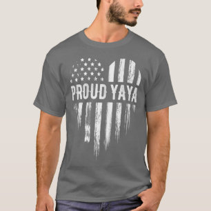 T-shirt Vendredi Rouge Fière Yaya Grand-mère Soutien à la