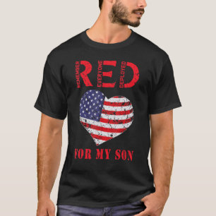 T-shirt Vendredi Rouge Pour Mon Fils Se Souvient De Tous C