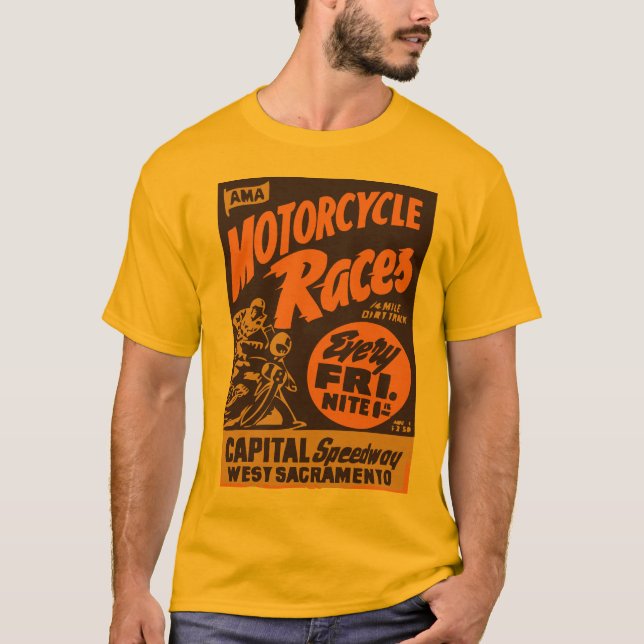 T-shirt Vendredi soir courses (Devant)