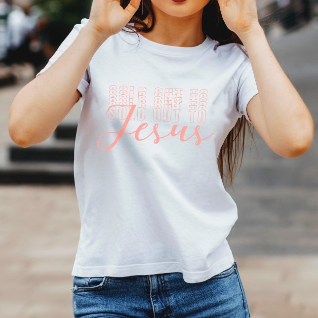 T-shirt Vendu Aux Femmes Blanches Basées Sur La Foi Jésus (Créateur téléchargé)