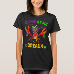 T-shirt Venez À Me Breaux Crawfish Mardi Gras Outfit Kid M