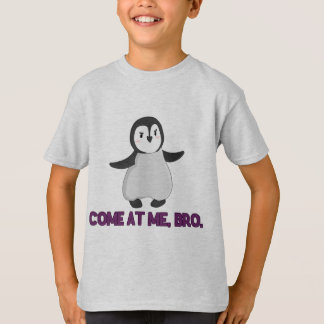 T-shirt Venez à moi, pingouin de Bro
