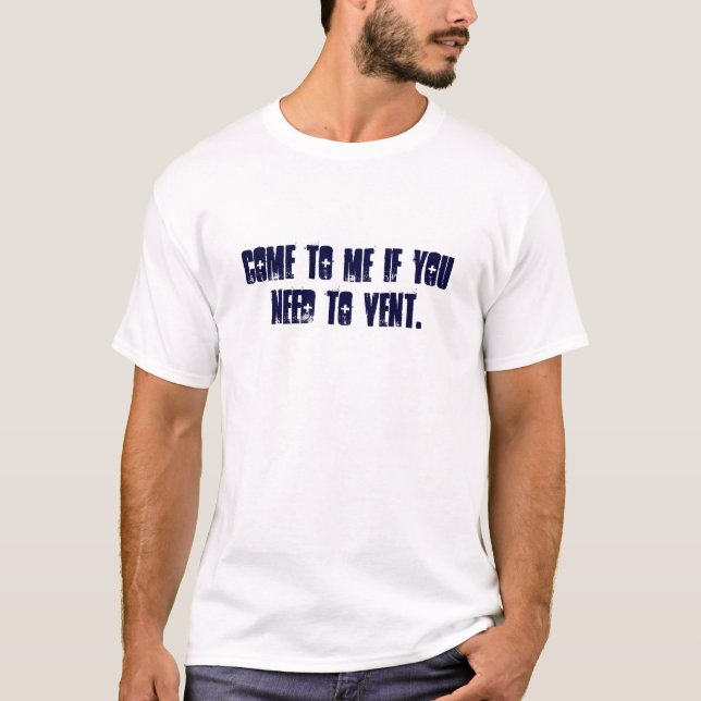T-SHIRT VENEZ À MOI SI VOUS DEVEZ EXHALER (Devant)