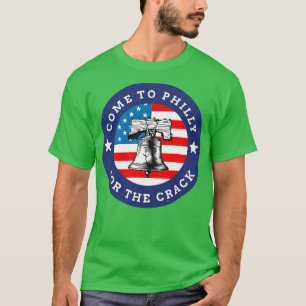 T-shirt Venez à Philly pour la fissure