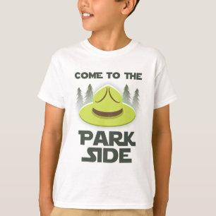 T-shirt Venez au camping national du côté du parc Enthousi