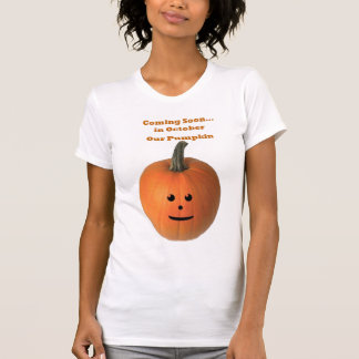 T-shirt Venez bientôt… En octobre notre citrouille