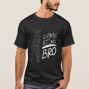 T-shirt Venez Chez Moi Bro Funny Kangaroo Boxer T Shirt
