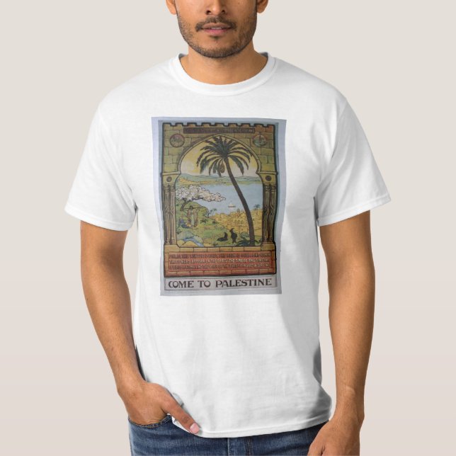 T-shirt venez en Palestine (Devant)