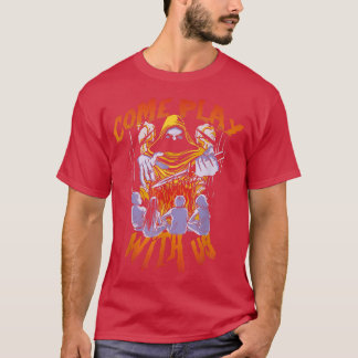 T-shirt Venez jouer avec nous Haunted Bewitch House Crew -
