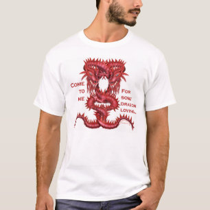 T-shirt Venez pour le dragon affectueux
