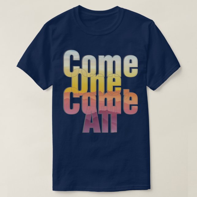 T-shirt Venez tous (Design devant)