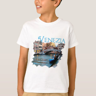 T-shirt Venezia, Italie : Le long du canal