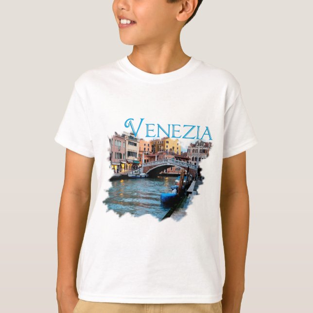 T-shirt Venezia, Italie : Le long du canal (Devant)