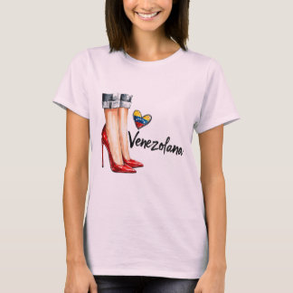 T-shirt Venezolana Fuerte y Elegante – Caigo, Me Levanto..
