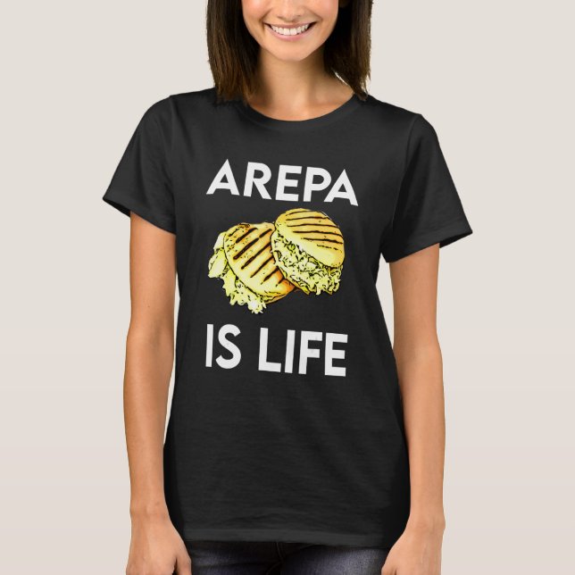 T-shirt Venezuela Alimentation Comida Fierté Correspondant (Devant)