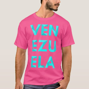 T-shirt Vénézuéla Chemise Nouveauté Origami Art Style Teft