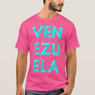 T-shirt Vénézuéla Chemise Nouveauté Origami Art Style Teft