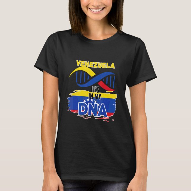 T-shirt Venezuela Dans Mon Sang (Devant)