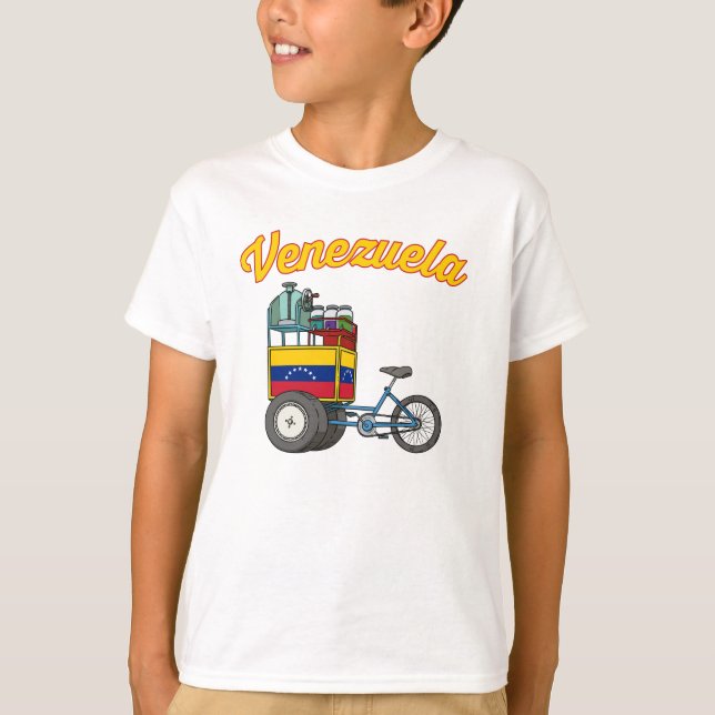T-shirt Venezuela design for Venezuelans (Devant)