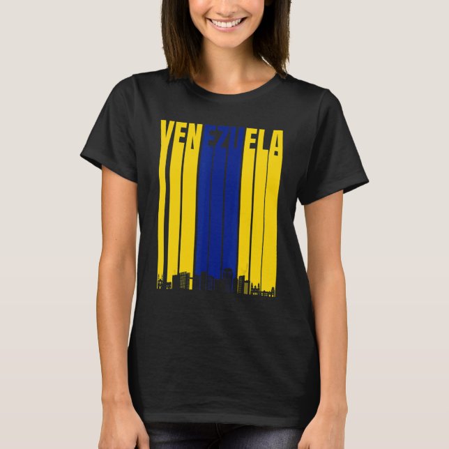 T-shirt Venezuela Drapeau de la fierté vénézuélienne (Devant)