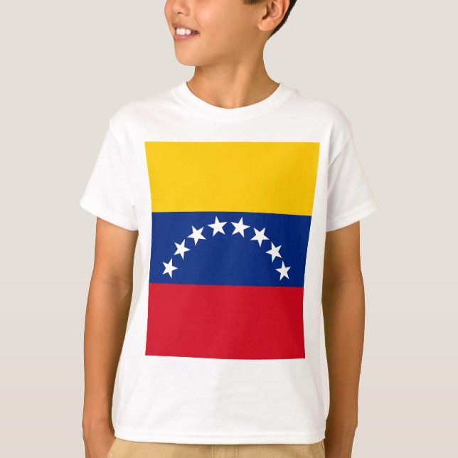 T-shirt Venezuela : drapeau patriotique vénézuélien (Devant)