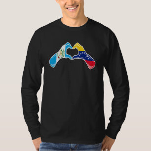 T-shirt Venezuela Guatemala Drapeau Vénézuélien Guatémaltè