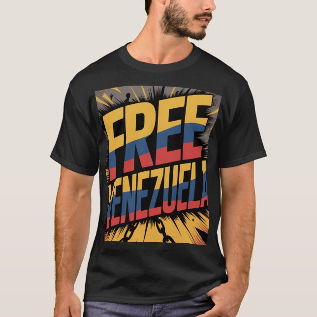 T-Shirt Vénézuela libre (Devant)