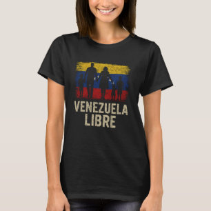T-shirt Venezuela Libre Liberté Pour Le Venezuela Espoir V