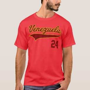 T-shirt Vénézuéla rétro Vinotinto Beisbol 24