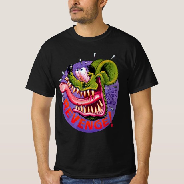 T-shirt Vengeance de Rat Fink ! (Devant)