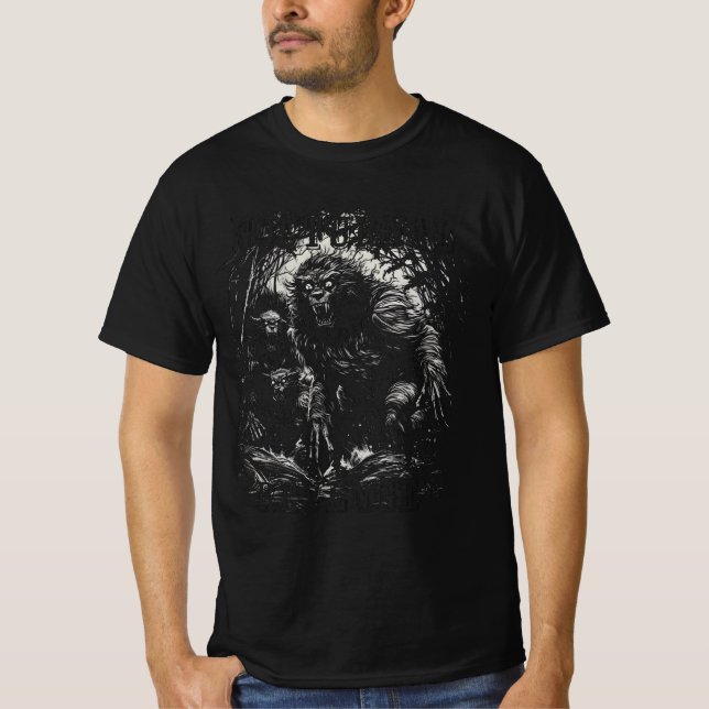 T-shirt Vengeance nocturne Loups-garous (Devant)