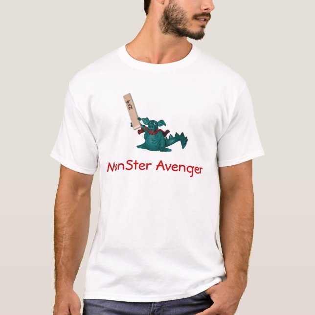 T-shirt Vengeur de monstre (Devant)