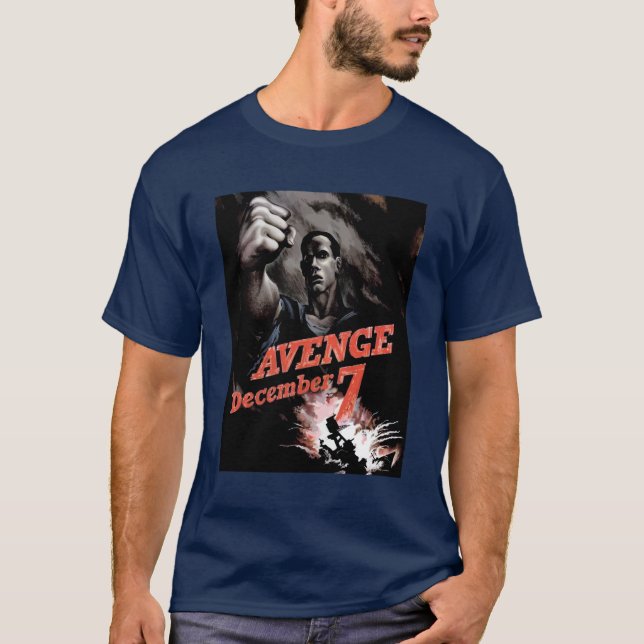 T-shirt Vengez le 7 décembre (Devant)