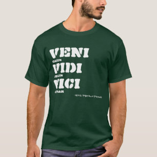 T-shirt Veni Vidi Vici, Gaius, Jules, César, - SFG pro…
