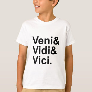 T-shirt Veni Vidi Vici Je suis venu, j'ai vu, j'ai conqu